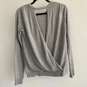 BCBGeneration Drape Back Sweater